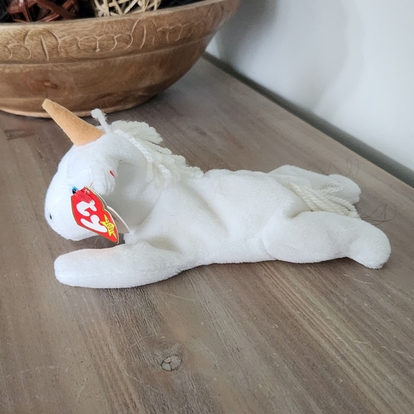 🦄 Ty Beanie Baby “Mystic” the Unicorn 1993 – Non-Iridescent Horn, Vintage - Picture 5 of 16